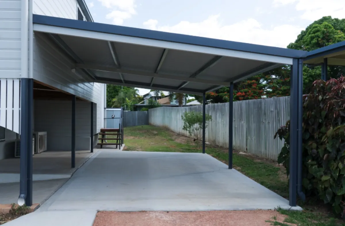 Aluminum carport installation